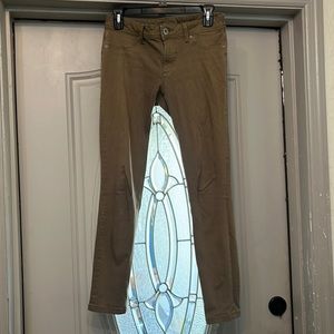 DL brand khaki/olive skinny jeans size 27